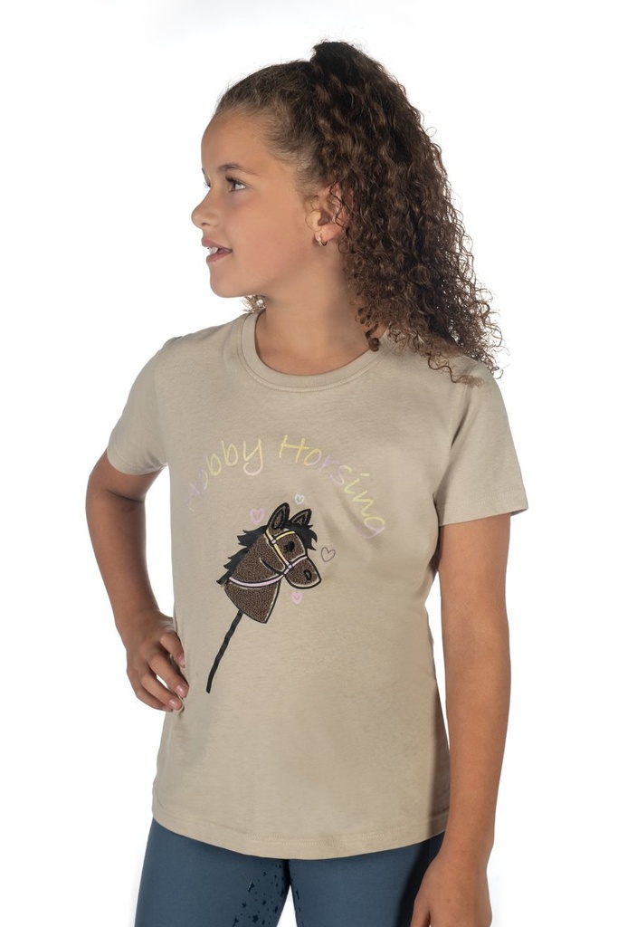 T-Shirt -Hobby Horsing Rainbow - Beige (3)