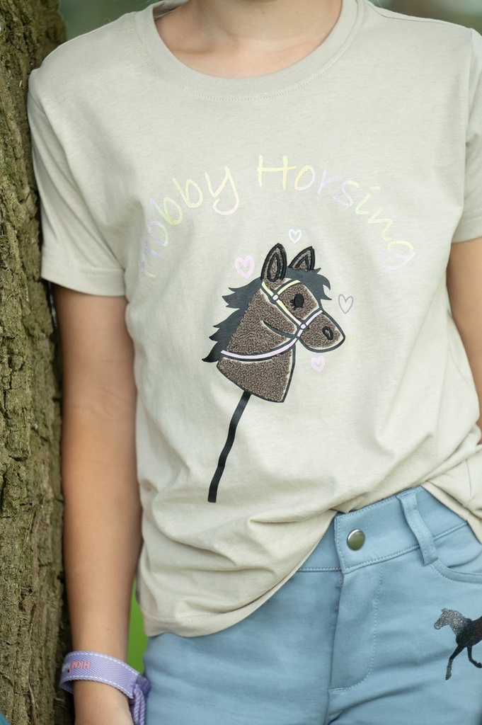 T-Shirt -Hobby Horsing Rainbow - Beige (7)