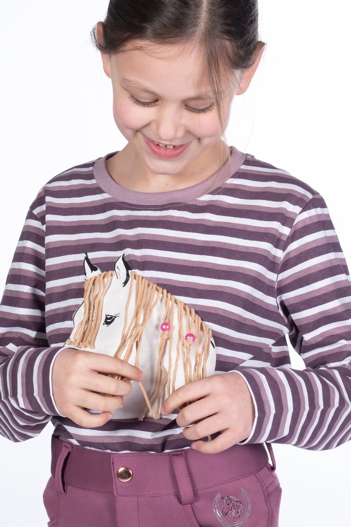 Polo à manches longues -Alva- - Lilas (3)