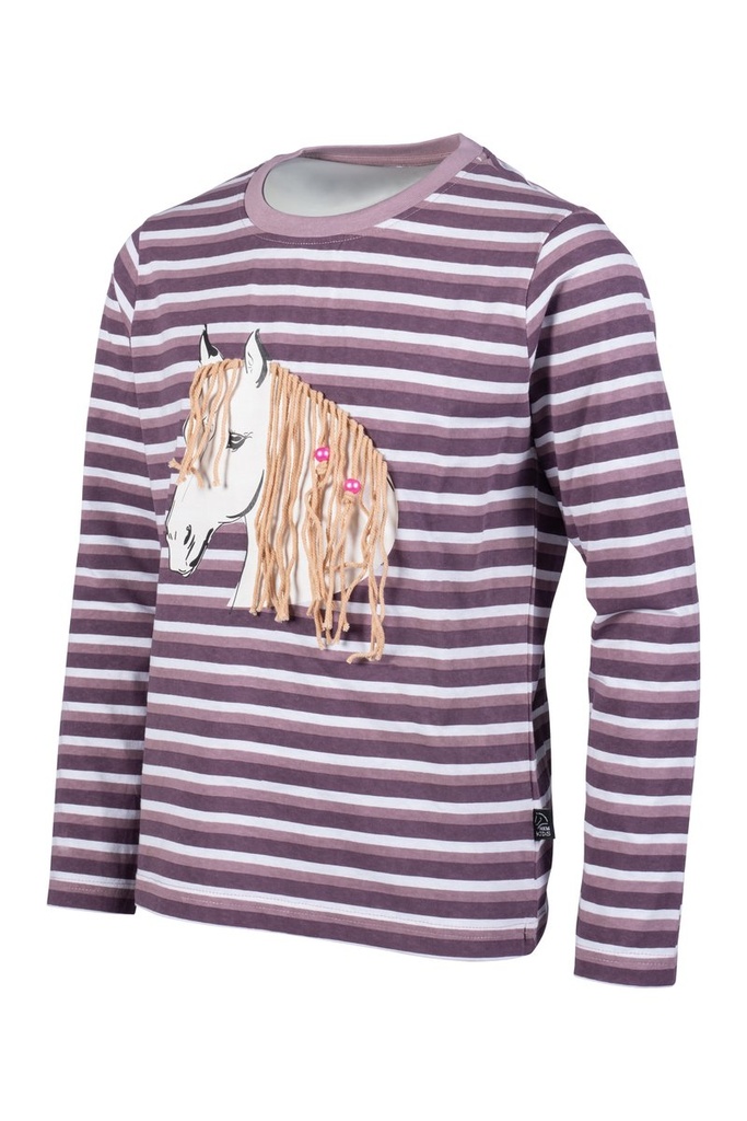 Polo à manches longues -Alva- - Lilas (4)