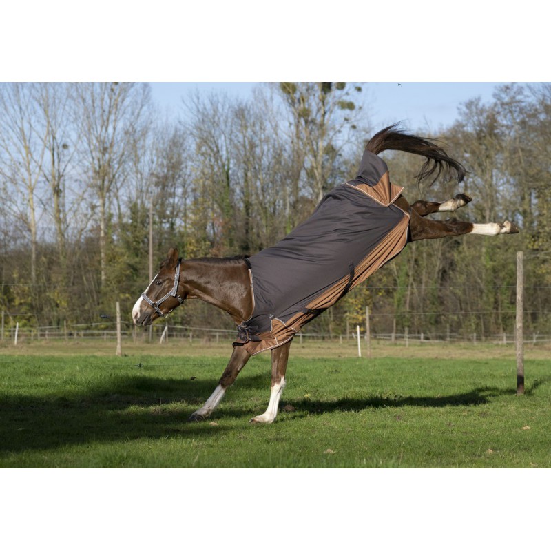 Couverture EQUITHÈME TYREX 600D, 0g, "Aisance"