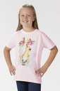 T-Shirt enfants -Flower Horse- - Rose (2)