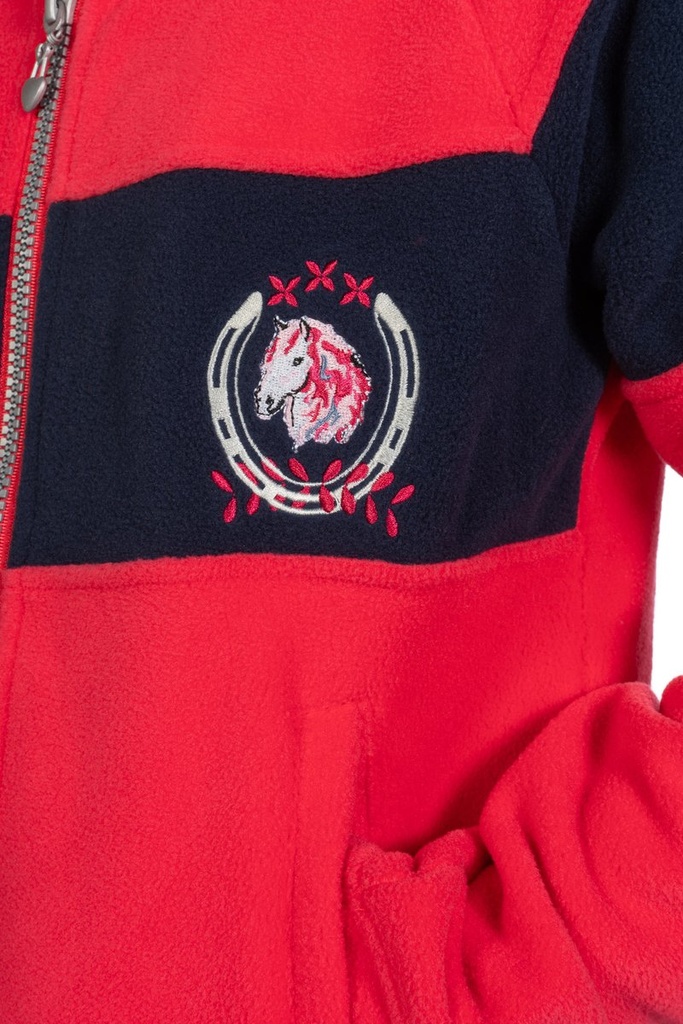 Veste en polaire -Aymee- - Rose (2)