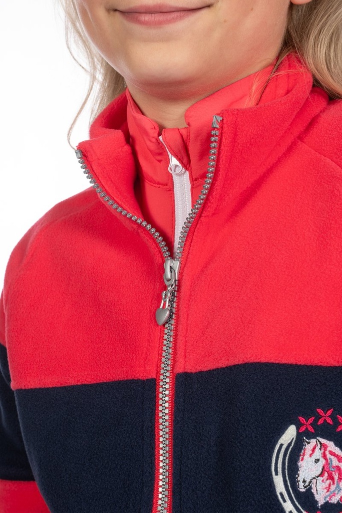 Veste en polaire -Aymee- - Rose (6)