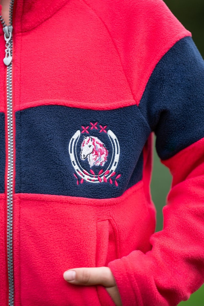 Veste en polaire -Aymee- - Rose (10)