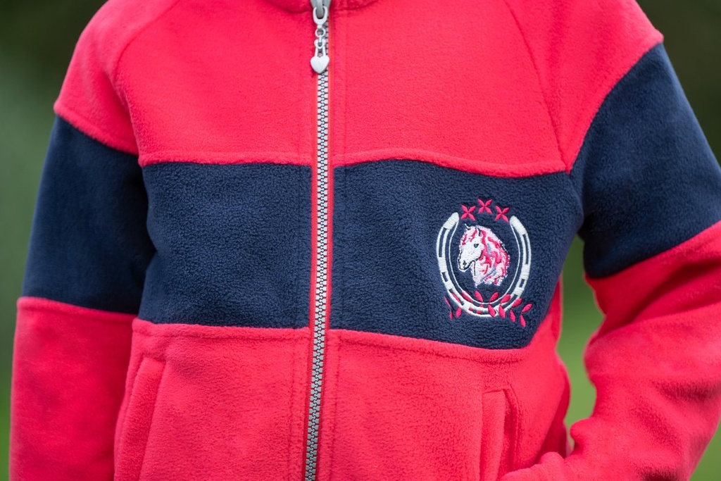 Veste en polaire -Aymee- - Rose (11)