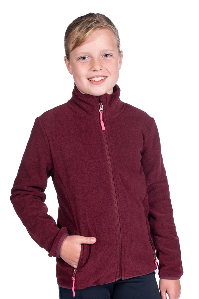 Veste en polaire -Anni- - Rouge foncé (2)