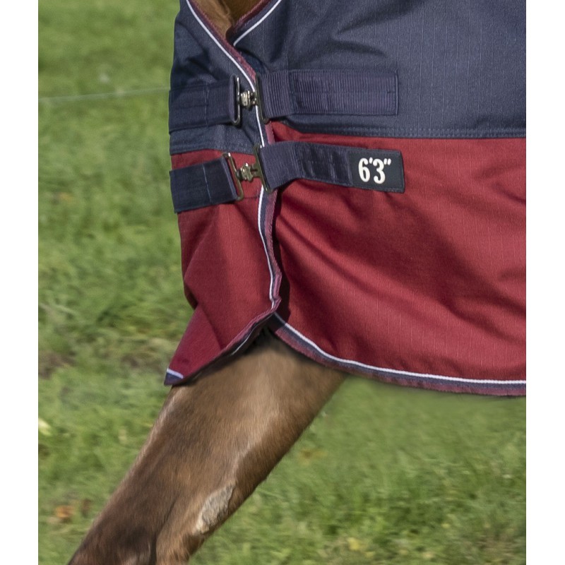 Couverture EQUITHÈME "TYREX 1200 D", 0g, High Neck