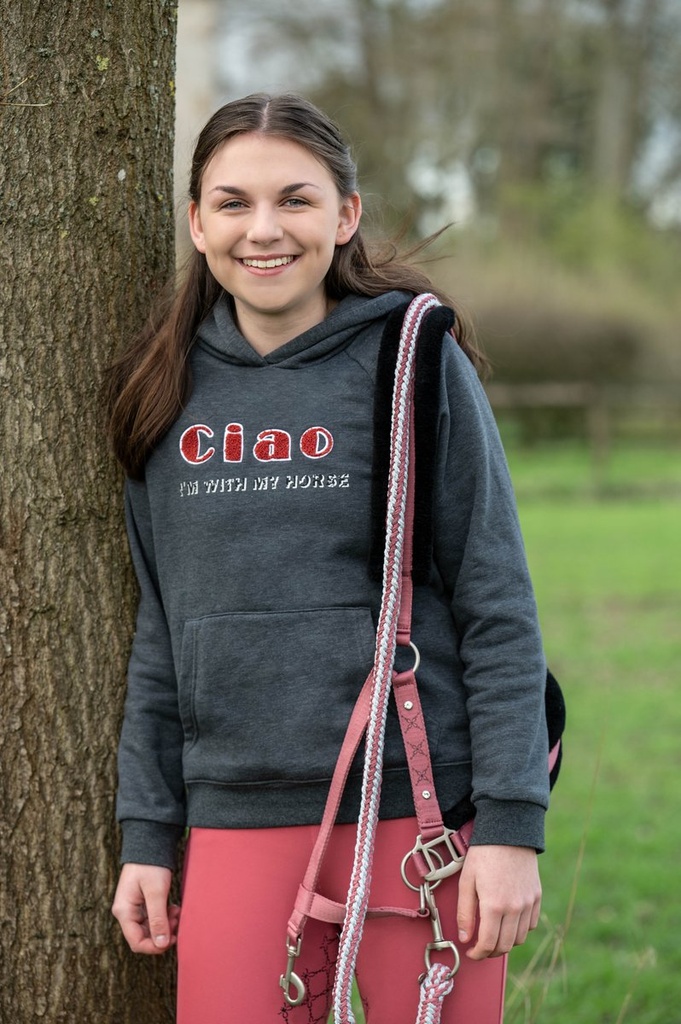 Hoody -Ruby- - Gris foncé mélange (5)