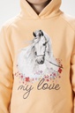 Hoody -Horse Spirit- - Abricot (4)