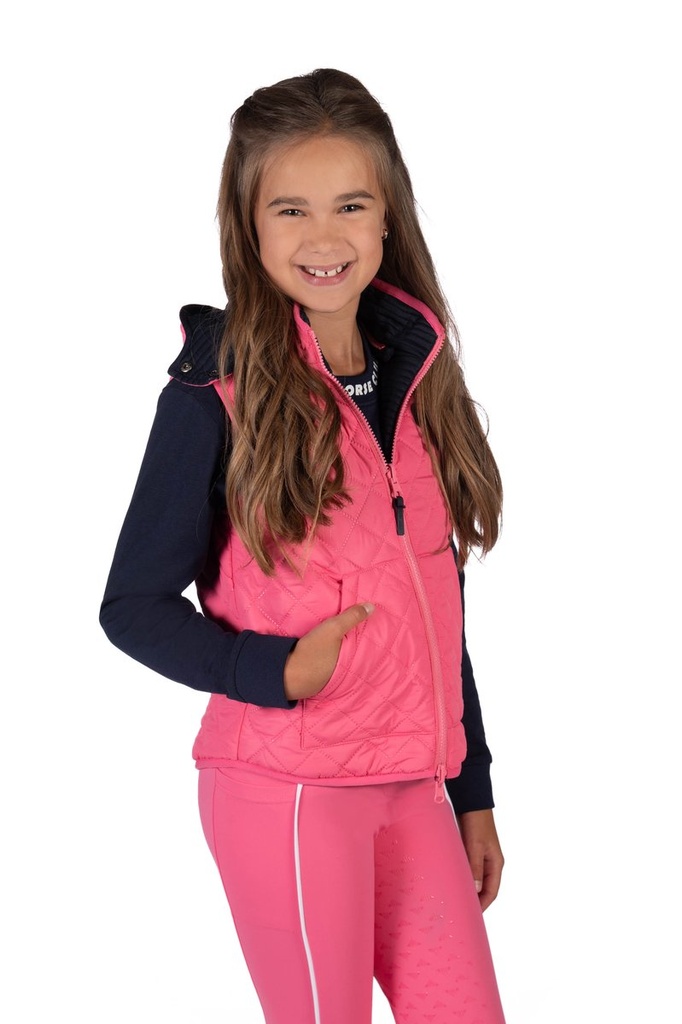 Gilet réversible -Maui- - Fuchia/marine (2)