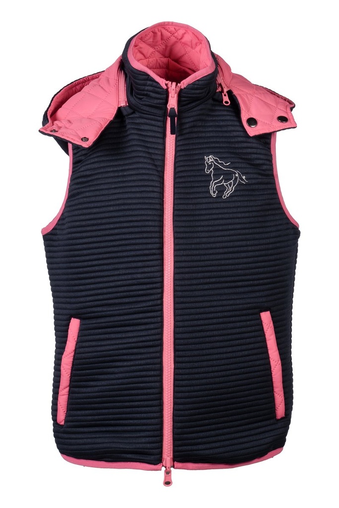 Gilet réversible -Maui- - Fuchia/marine (5)