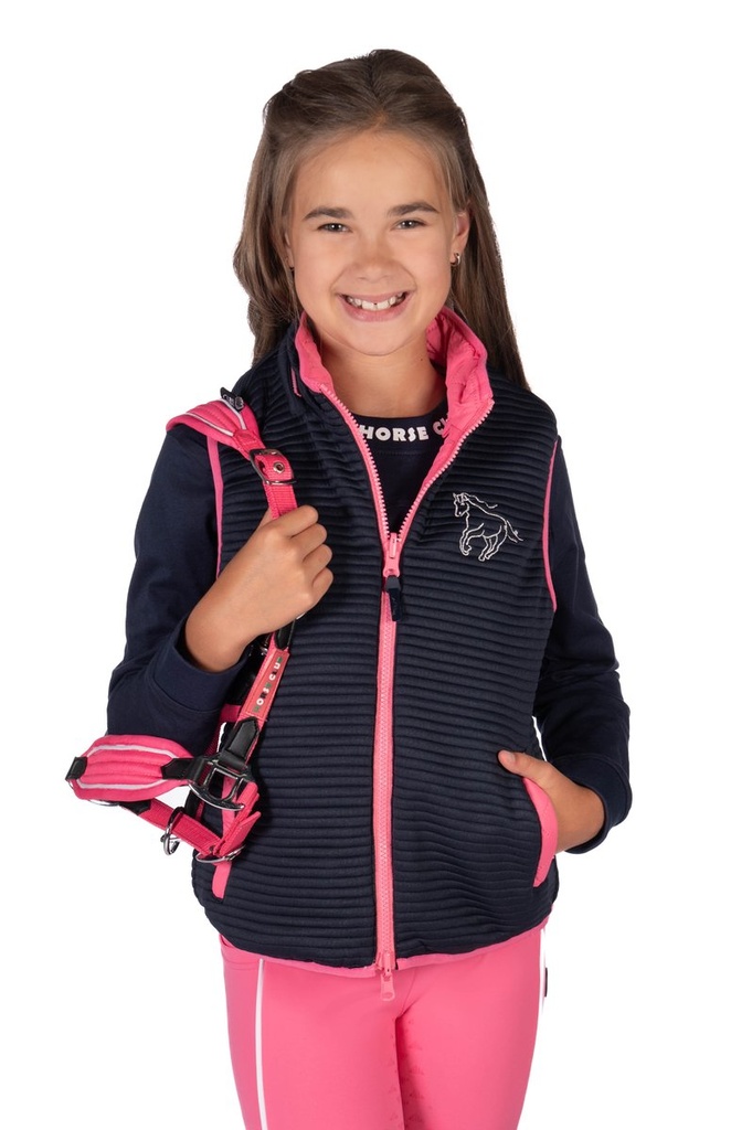 Gilet réversible -Maui- - Fuchia/marine (8)