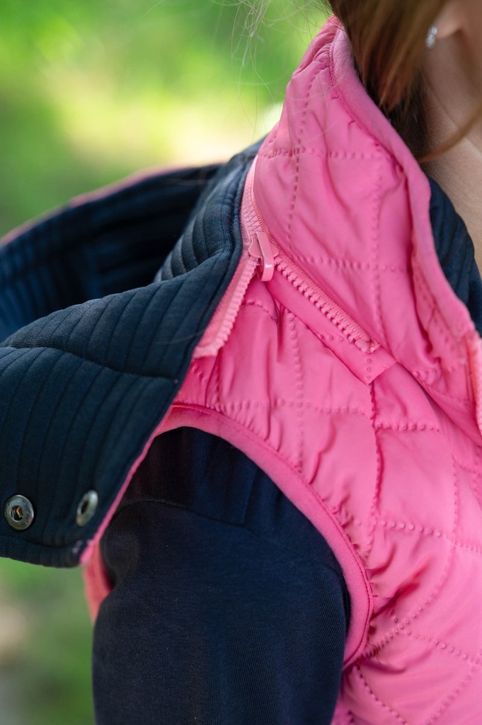 Gilet réversible -Maui- - Fuchia/marine (17)