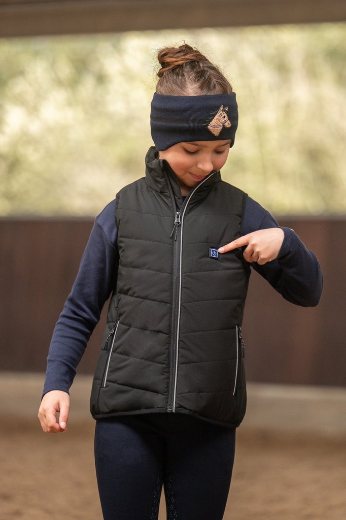 Gilet chauffant pour enfants - - Noir (12)