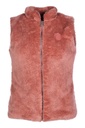 Gilet en peluche -Ruby- - Rouille