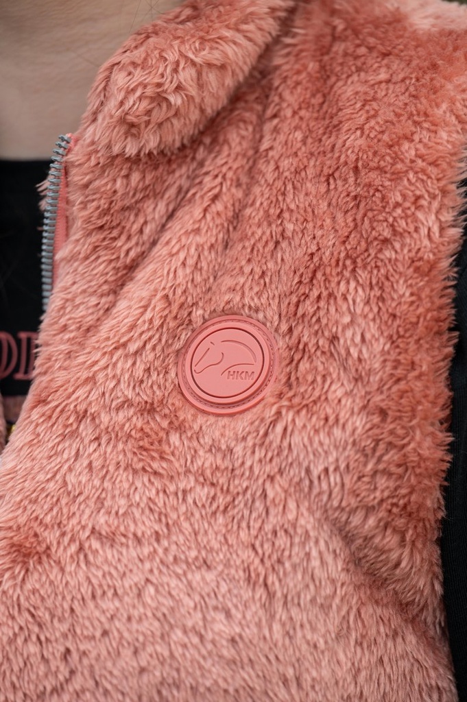 Gilet en peluche -Ruby- - Rouille (3)