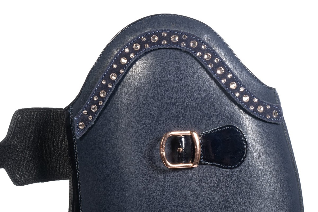 Bottes -Trinity- longueur/larg - Bleu foncé (6)