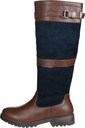 Bottes hiver -Meghan- - Bleu foncé/brun