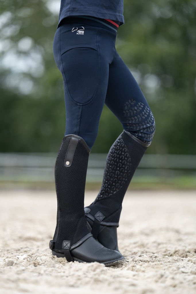 Mini chaps pour enfants -Lara- - Noir (6)