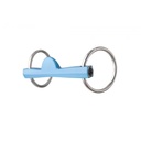 Mors 2 anneaux METALAB "Flexi" droit, demi-lune