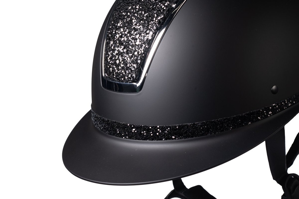 Casque -Lady Shield Elegant- - Noir/argenté (2)