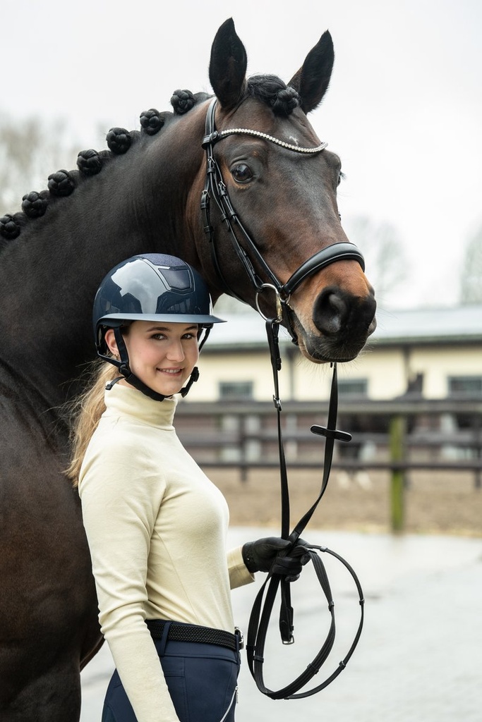 Casque -Shiny Diamond- - Bleu foncé (2)