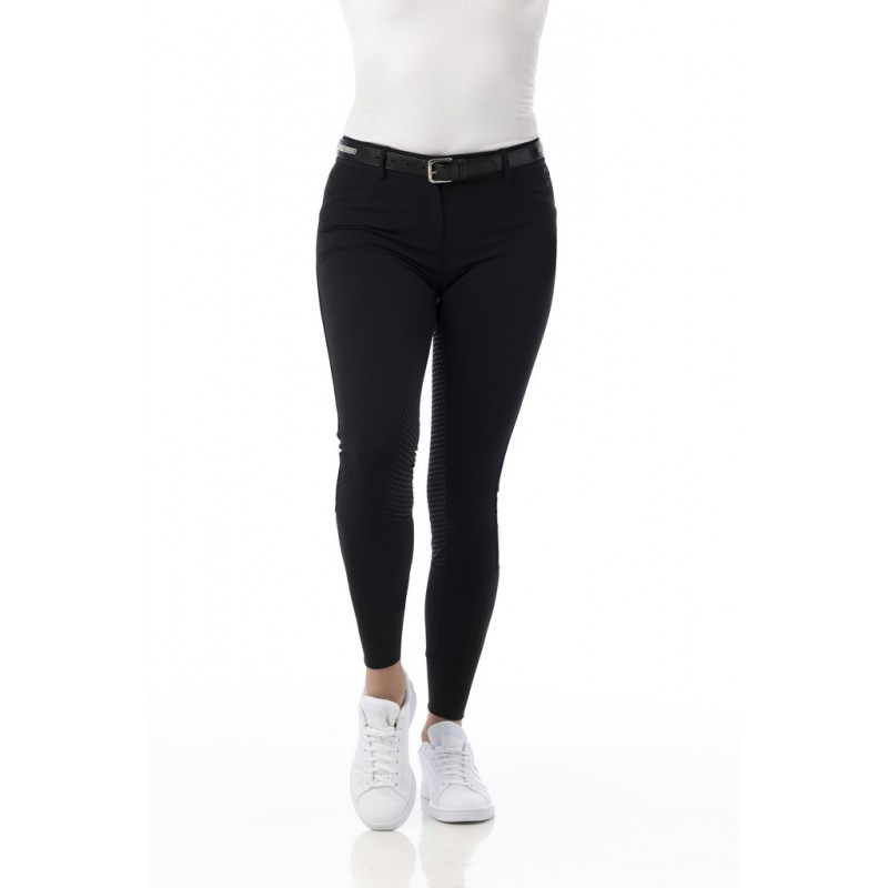 Pantalon EQUITHÈME "Micro", fond silicone - Enfant