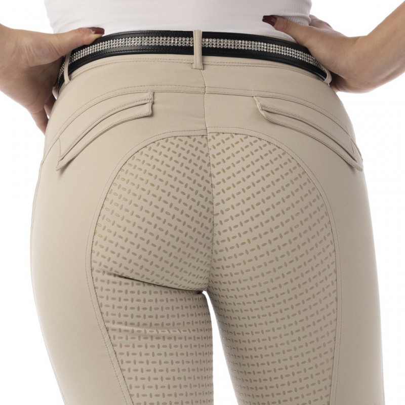 Pantalon EQUITHÈME "Micro", fond silicone - Enfant