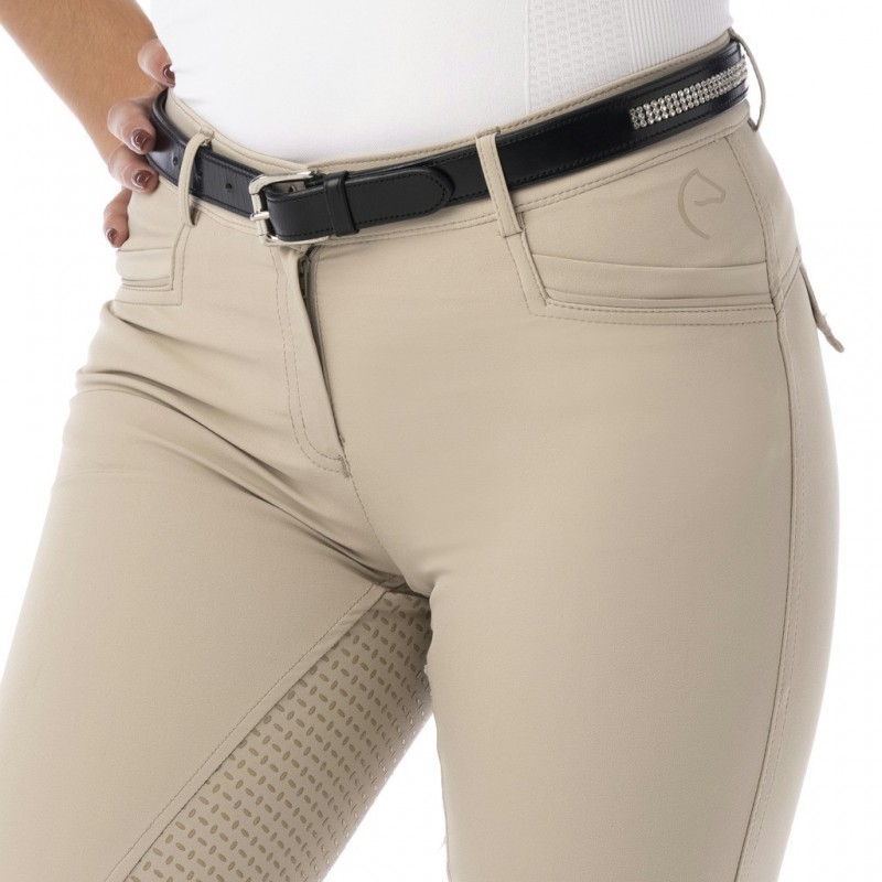 Pantalon EQUITHÈME "Micro", fond silicone - Enfant