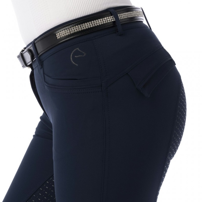 Pantalon EQUITHÈME "Micro", fond silicone - Enfant