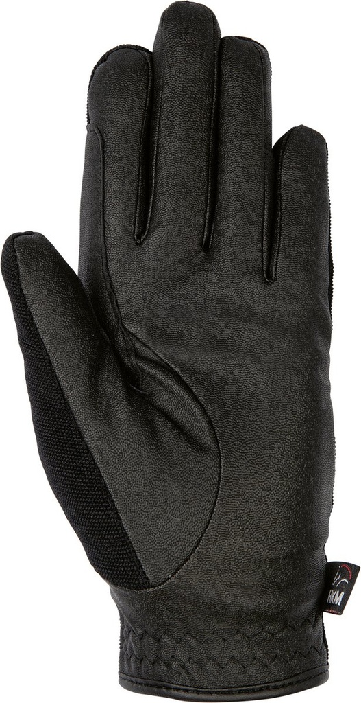 Gants d'hiver en cuir synthéti - Noir (2)