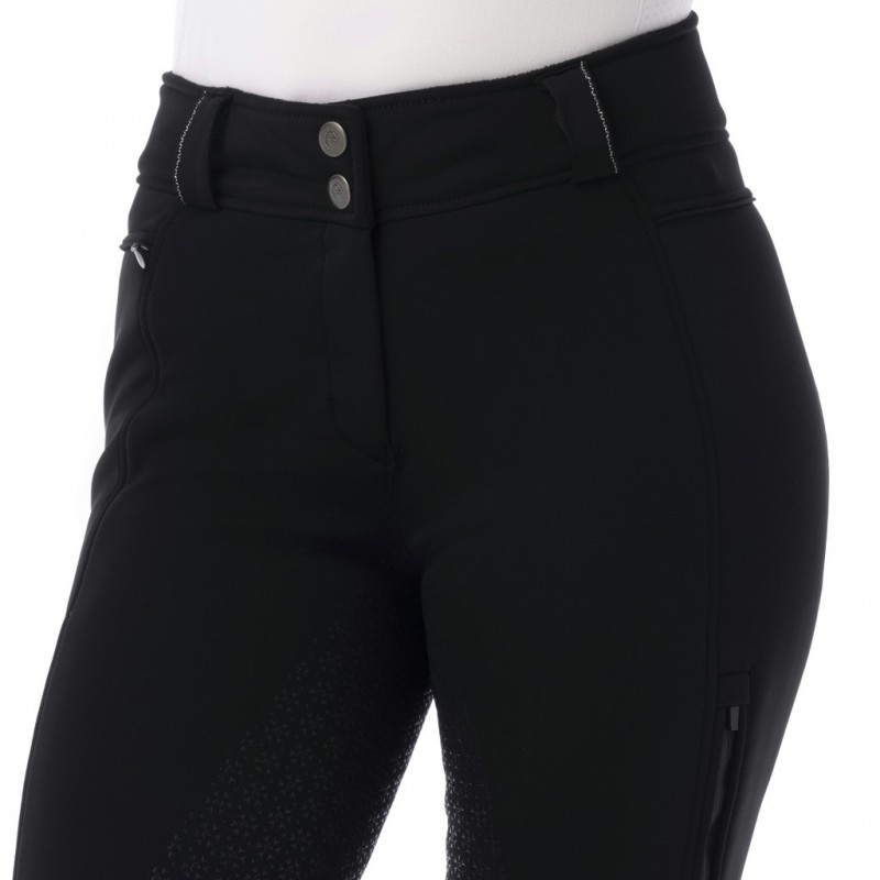 Pantalon softshell EQUITHÈME "Kitzbuhl", fond silicone
