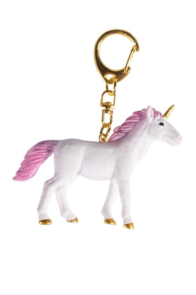 Porte-clés -Unicorn- - Blanc/rose vif