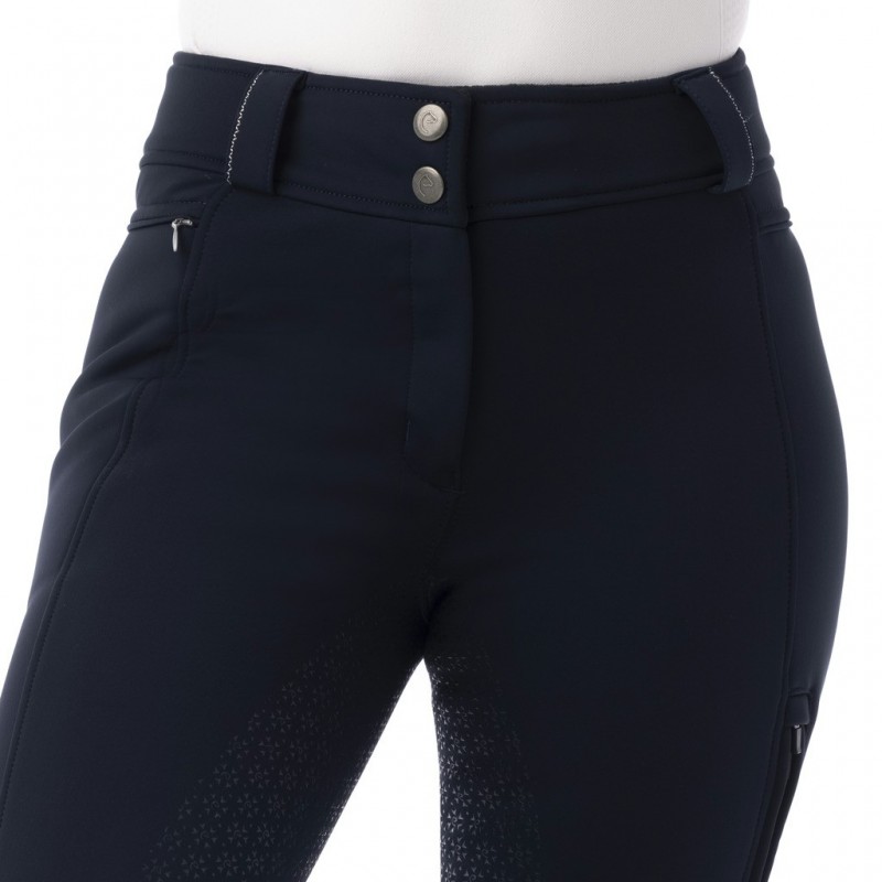Pantalon softshell EQUITHÈME "Kitzbuhl", fond silicone