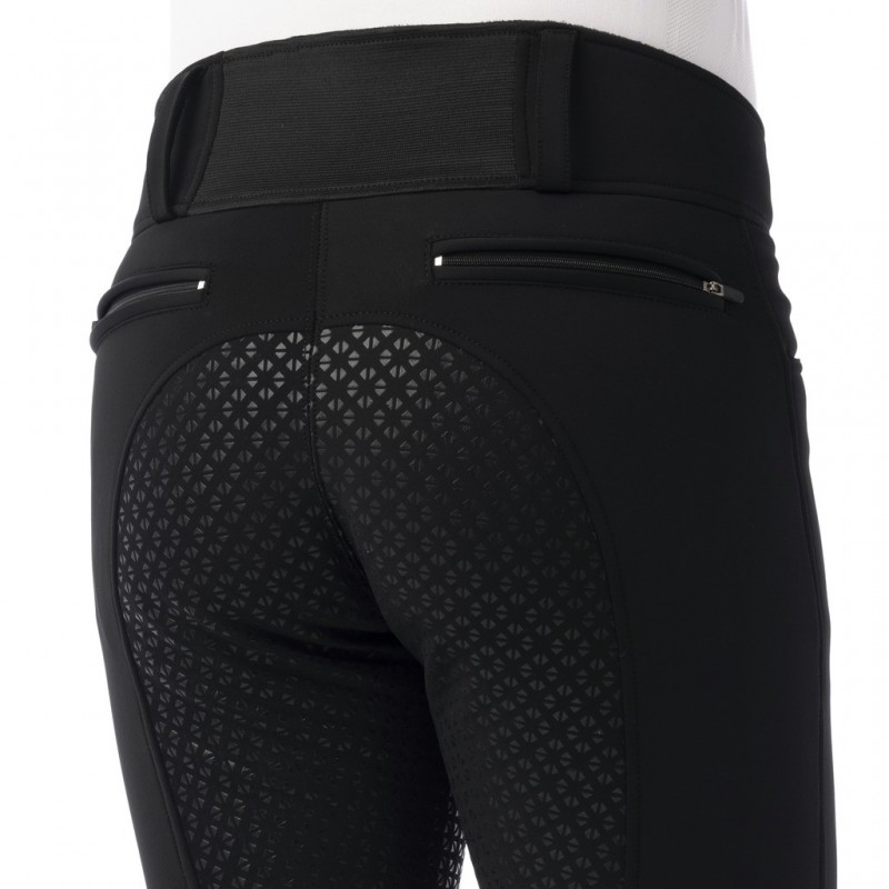 Pantalon softshell EQUITHÈME "Zermatt", fond silicone
