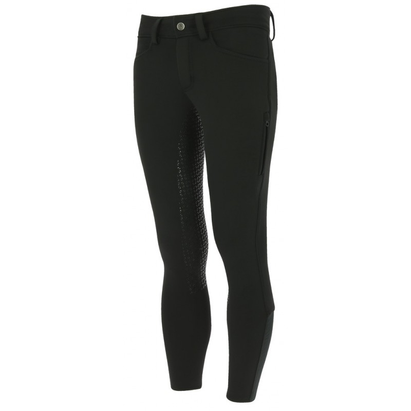 Pantalon softshell EQUITHÈME "Zermatt", fond silicone
