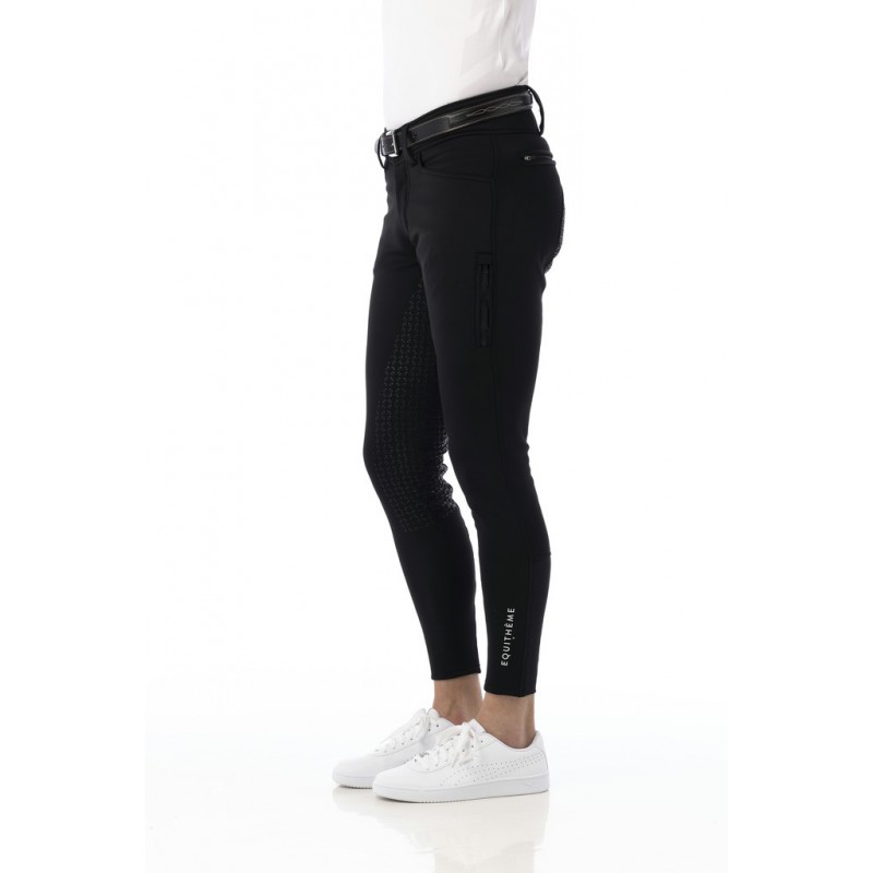 Pantalon softshell EQUITHÈME "Zermatt", fond silicone