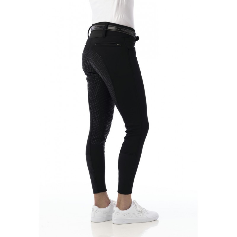 Pantalon softshell EQUITHÈME "Zermatt", fond silicone