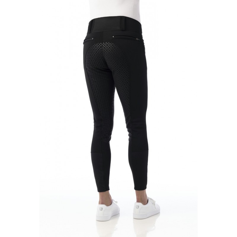 Pantalon softshell EQUITHÈME "Zermatt", fond silicone