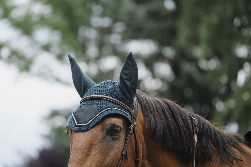 Bonnet chasse mouche EQUITHEME "Domino"
