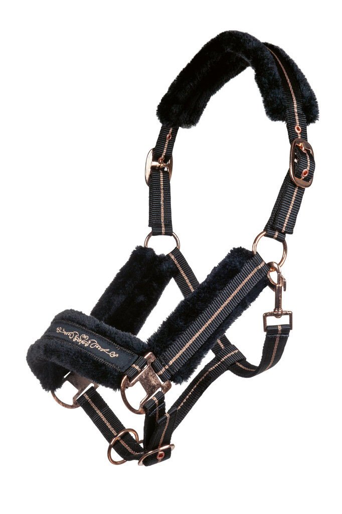 Licol -Rosegold- - Noir/or rose