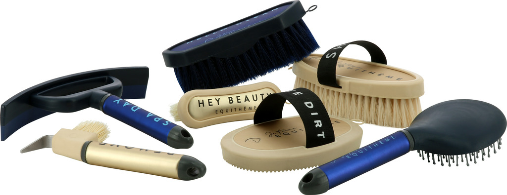 Brosse à crins EQUITHÈME Je t'aime