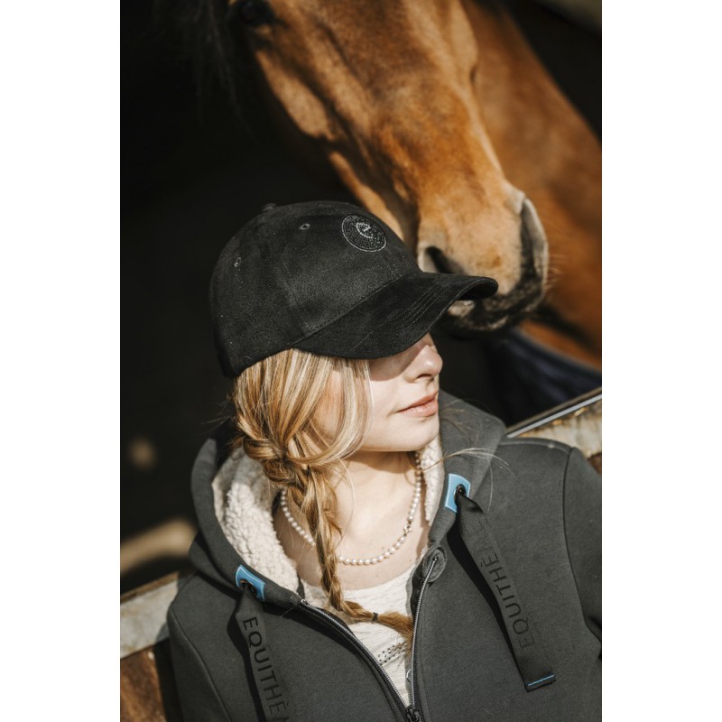 Casquette EQUITHÈME "Era" velours