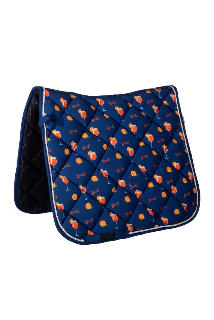 Tapis -Splash- - Bleu foncé/orange