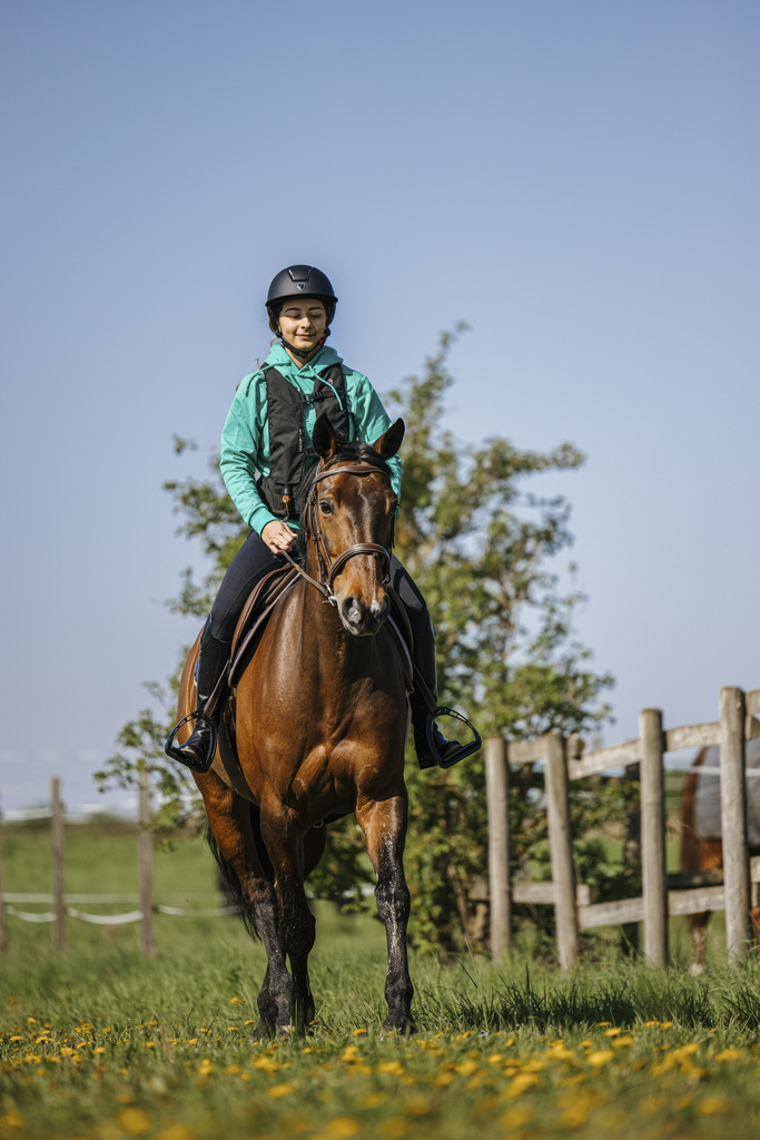 Gilet airbag EQUITHEME "Air2", enfant