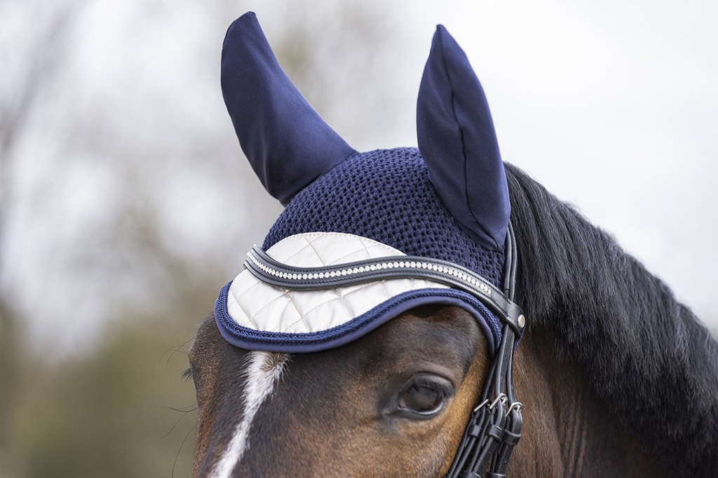 Bonnet anti-mouches -Golden Qu - Bleu foncé/doré (3)