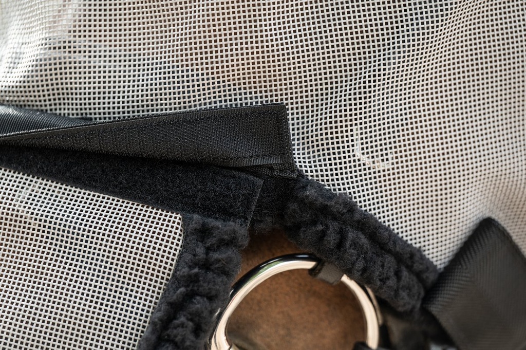 Masque anti-mouches, protectio - Argenté/noir (4)