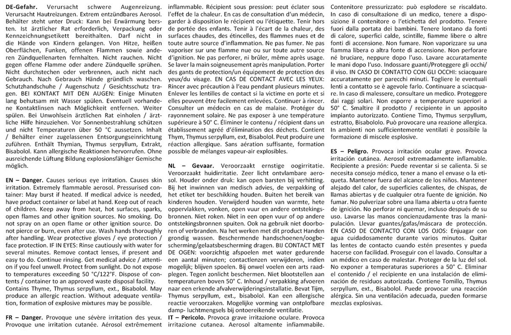 Spray soins de la fourchette,  - Blanc (5)