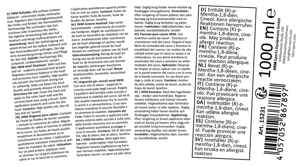 Onguent sabots Noir 1 L - Noir (2)